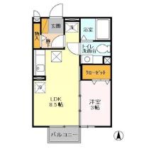 茨城県つくば市高見原１丁目（賃貸アパート1LDK・1階・29.44㎡） その2