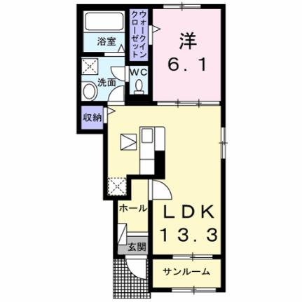 アムールII 103｜茨城県神栖市深芝(賃貸アパート1LDK・1階・50.01㎡)の写真 その2