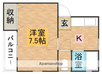 メゾンド・Ｌ 102 ｜ 栃木県大田原市上奥沢（賃貸アパート1K・1階・24.01㎡） その2