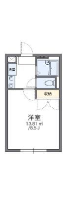 レオパレスＭＭＤII 102｜群馬県太田市南矢島町(賃貸アパート1K・1階・23.18㎡)の写真 その2