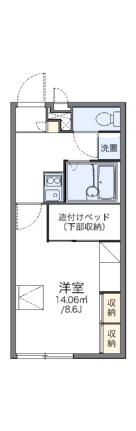 レオパレスジュネスIV 104｜群馬県邑楽郡大泉町大字古氷(賃貸アパート1K・1階・23.18㎡)の写真 その2