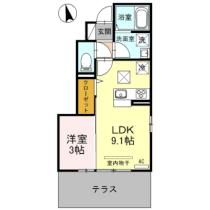 ボン・ヴォヤージュ  ｜ 群馬県太田市岩瀬川町（賃貸アパート1LDK・1階・30.73㎡） その2