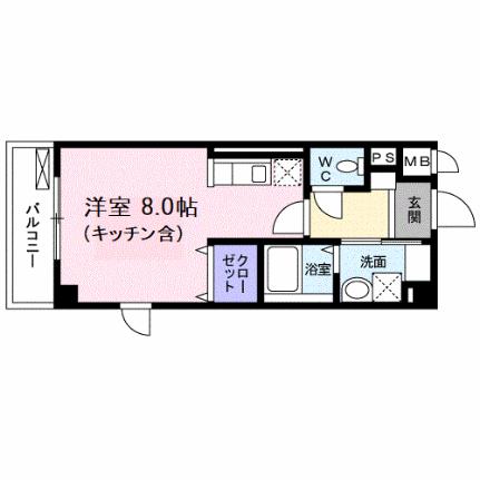 アストル領家 304｜埼玉県さいたま市浦和区領家２丁目(賃貸マンション1R・3階・26.14㎡)の写真 その2