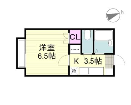 クレセールメゾン 208｜埼玉県さいたま市浦和区元町３丁目(賃貸アパート1K・2階・20.46㎡)の写真 その2