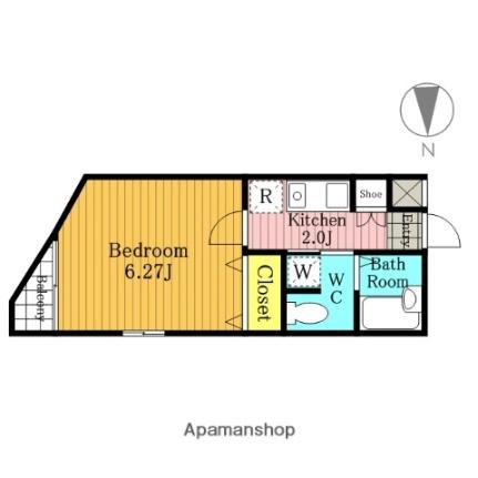 アルゴパレス 403 ｜ 埼玉県さいたま市大宮区宮町２丁目（賃貸マンション1K・4階・20.91㎡） その2