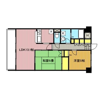 プリムベール南浦和 307｜埼玉県さいたま市南区文蔵２丁目(賃貸マンション2LDK・3階・55.00㎡)の写真 その2