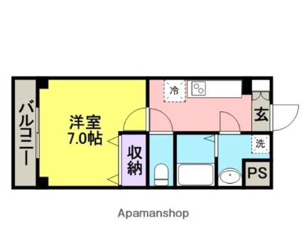 ヴァンドムール 502｜埼玉県さいたま市浦和区針ヶ谷２丁目(賃貸マンション1K・5階・24.74㎡)の写真 その2