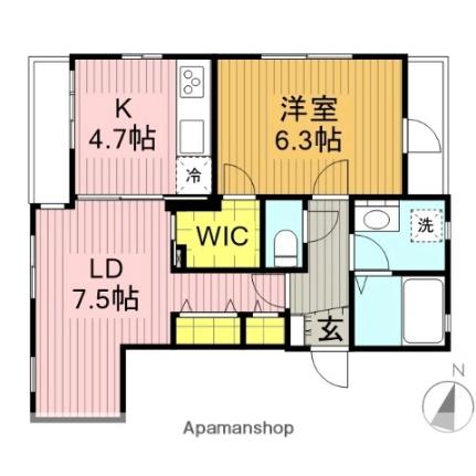 トレインビューネオ宮原駅東口 202｜埼玉県さいたま市北区宮原町３丁目(賃貸マンション1LDK・2階・43.32㎡)の写真 その2