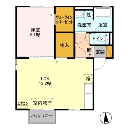 ラナコート 201｜埼玉県さいたま市北区日進町１丁目(賃貸アパート1LDK・2階・45.45㎡)の写真 その2