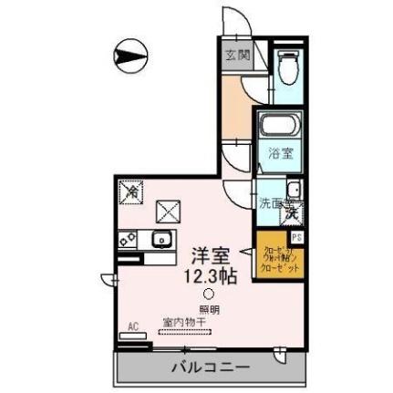 未来館ｏｏｍｉｙａ 101｜埼玉県さいたま市北区日進町２丁目(賃貸アパート1R・1階・31.60㎡)の写真 その2