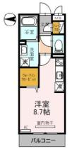 埼玉県さいたま市北区東大成町１丁目（賃貸アパート1R・2階・26.52㎡） その2