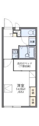 レオパレスインターハイツ 206｜埼玉県加須市久下５丁目(賃貸アパート1K・2階・23.18㎡)の写真 その2