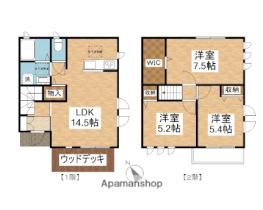 桜ヒルズII期 3-B号室 ｜ 埼玉県久喜市久喜中央４丁目（賃貸テラスハウス3LDK・1階・73.69㎡） その2