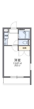 レオパレスＣｙｐｅｒｕｓ 305｜埼玉県春日部市梅田本町２丁目(賃貸マンション1K・3階・23.18㎡)の写真 その2