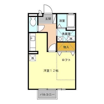 埼玉県春日部市梅田２丁目(賃貸アパート1R・2階・33.39㎡)の写真 その2