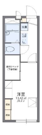 レオパレスローレル 110｜埼玉県川越市広栄町(賃貸アパート1K・1階・22.35㎡)の写真 その2