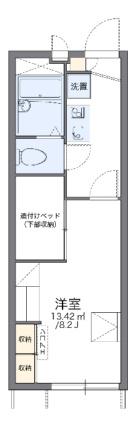 レオパレスサンマリーII 101 ｜ 埼玉県川越市大字的場（賃貸アパート1K・1階・22.35㎡） その2