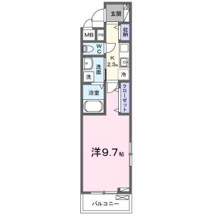 サニーサイドシーズン 301｜埼玉県川越市大字藤間(賃貸アパート1K・3階・31.21㎡)の写真 その2