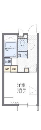 レオパレスアポロ 101｜埼玉県坂戸市清水町(賃貸アパート1K・1階・20.28㎡)の写真 その2