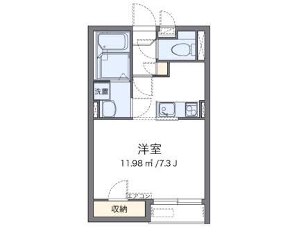 レオネクストＮＡＧＯＭＩ 202｜埼玉県坂戸市八幡２丁目(賃貸アパート1K・2階・26.13㎡)の写真 その2