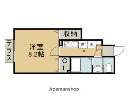 サクラサク  ｜ 埼玉県川越市大字上戸（賃貸アパート1K・1階・27.42㎡） その2