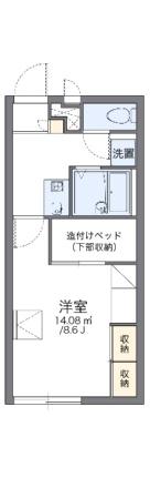 レオパレスプチ・フルールII 210 ｜ 埼玉県日高市大字原宿（賃貸アパート1K・2階・23.18㎡） その2