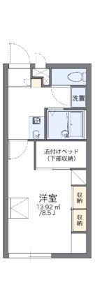 レオパレスソレーユ 104｜埼玉県坂戸市山田町(賃貸アパート1K・1階・23.18㎡)の写真 その2