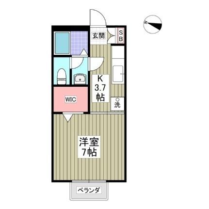 サンフォーレスト 101｜埼玉県入間郡毛呂山町岩井西２丁目(賃貸アパート1K・1階・25.36㎡)の写真 その2