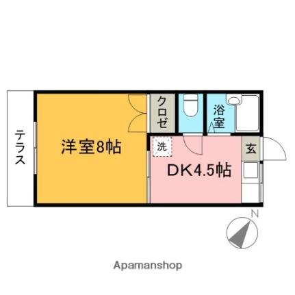 サン・ユートピア ｜埼玉県入間市大字下藤沢(賃貸アパート1DK・1階・26.44㎡)の写真 その2