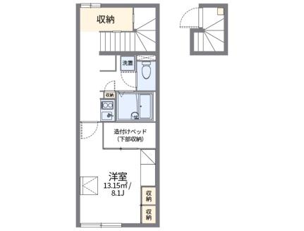 レオパレスサンリーブIII 205｜千葉県市川市奉免町(賃貸アパート1K・2階・28.02㎡)の写真 その2