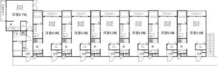 リブリ・ｋｅｖｉｎ 101｜東京都江戸川区鹿骨５丁目(賃貸アパート1R・1階・20.44㎡)の写真 その15