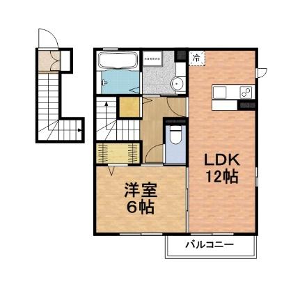 千葉県市川市田尻５丁目(賃貸アパート1LDK・1階・51.56㎡)の写真 その2