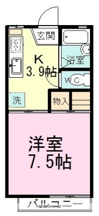 千葉県船橋市習志野台２丁目（賃貸アパート1K・2階・24.70㎡） その2