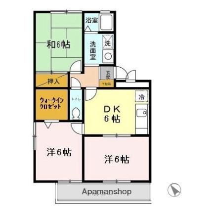 千葉県浦安市今川１丁目（賃貸アパート3DK・1階・56.00㎡） その2