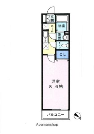 Ｑｕｅｕｅ　ｄｅ　ｃｈｉｅｎ　ｌｅｒ 205｜千葉県木更津市金田東４丁目(賃貸アパート1K・1階・26.08㎡)の写真 その2