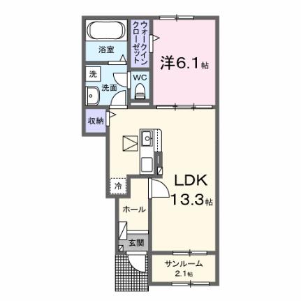 （仮称）高柳アパート 103｜千葉県木更津市高柳(賃貸アパート1LDK・1階・50.05㎡)の写真 その2