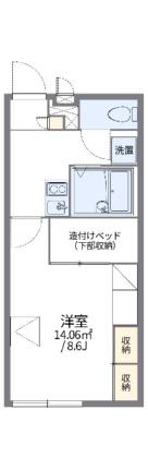 レオパレスマロンアルブル 201｜千葉県成田市三里塚御料(賃貸アパート1K・2階・23.18㎡)の写真 その2