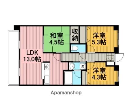 カーサグラン松戸 604｜千葉県松戸市常盤平４丁目(賃貸マンション3LDK・6階・64.86㎡)の写真 その2