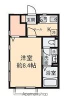 ア・テンポ 203 ｜ 千葉県松戸市常盤平４丁目（賃貸アパート1K・2階・25.77㎡） その2