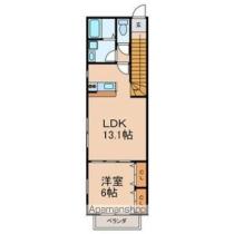 メゾン・マーサ 205号室 ｜ 千葉県松戸市松戸新田（賃貸アパート1LDK・2階・46.82㎡） その2