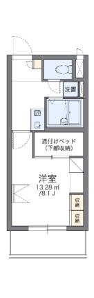 レオパレスヴィルヌーブ川崎Ｂ 208｜神奈川県川崎市川崎区塩浜２丁目(賃貸マンション1K・2階・22.47㎡)の写真 その2