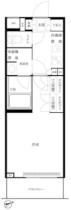 ルーブル大森西 111 ｜ 東京都大田区大森西１丁目（賃貸マンション1K・1階・25.46㎡） その2