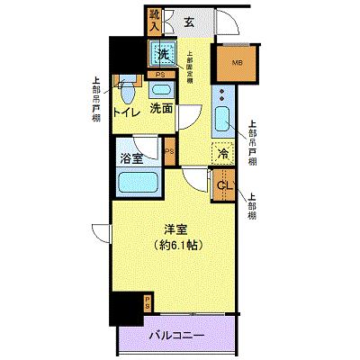 クレヴィスタ大森 ｜東京都品川区南大井５丁目(賃貸マンション1K・2階・22.50㎡)の写真 その2