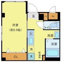 東京都大田区池上７丁目（賃貸マンション1K・1階・22.50㎡） その2