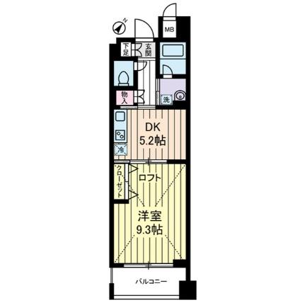 グランデュール千鳥 0803｜東京都大田区千鳥１丁目(賃貸マンション1DK・8階・36.48㎡)の写真 その2