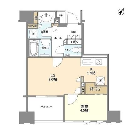 パークホームズ日本橋人形町二丁目 0403｜東京都中央区日本橋人形町２丁目(賃貸マンション1LDK・4階・40.68㎡)の写真 その2