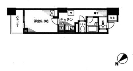 レジディア日本橋馬喰町 0311｜東京都中央区日本橋馬喰町１丁目(賃貸マンション1K・3階・27.29㎡)の写真 その2