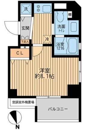 クリオ戸越銀座壱番館 1204｜東京都品川区平塚１丁目(賃貸マンション1K・12階・27.75㎡)の写真 その2