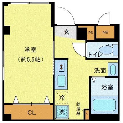 レピュア池上レジデンス 101｜東京都大田区池上７丁目(賃貸マンション1K・1階・22.50㎡)の写真 その2