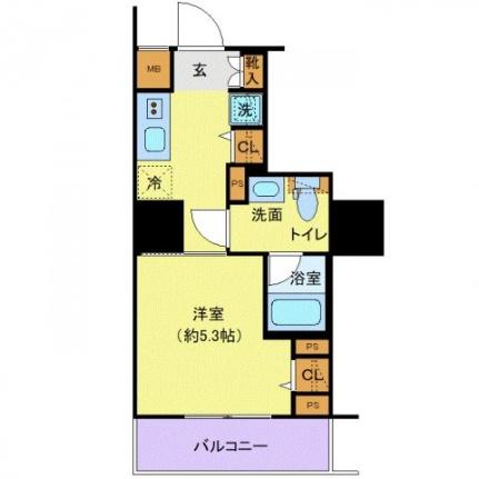 プレール・ドゥーク戸越銀座通り 502｜東京都品川区豊町１丁目(賃貸マンション1K・5階・21.78㎡)の写真 その2